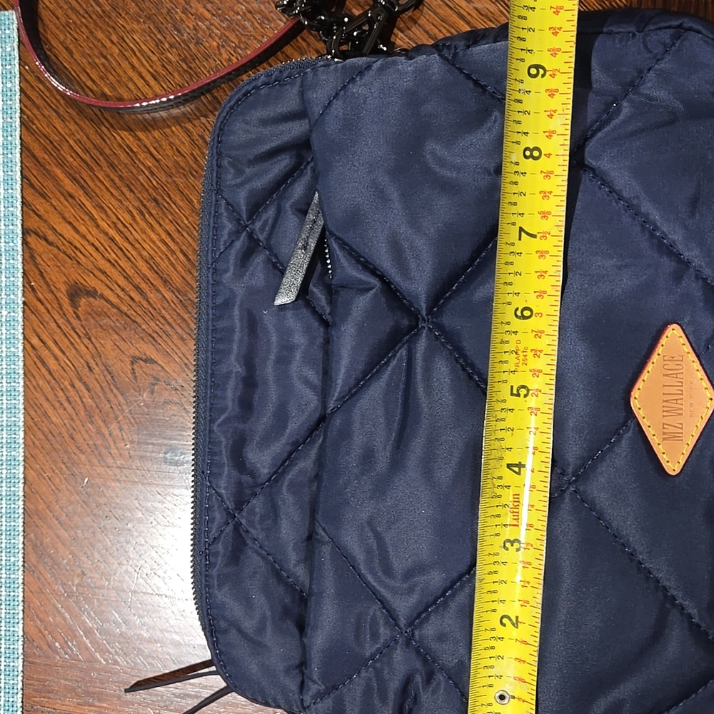 MZ Wallace Navy Quilted Shoulder Bag - Picture 9 of 9